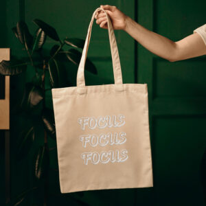 Printed canvas bag